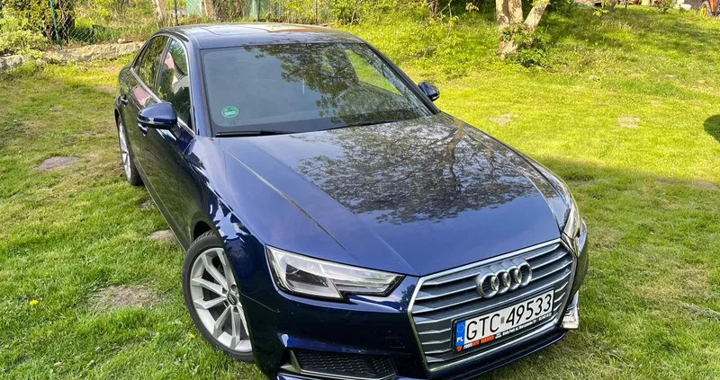 audi a4 kamień krajeński Audi A4 cena 107000 przebieg: 52719, rok produkcji 2019 z Kamień Krajeński